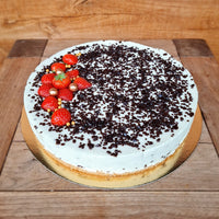 Kaastaart Stracciatella Aardbei