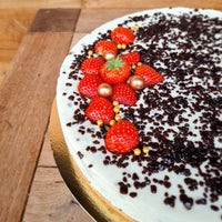 Kaastaart Stracciatella Aardbei