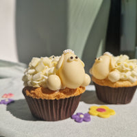 Schaapjes cupcake 🐑