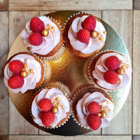 Framboos Lemon Curd Cupcakes (12ST)