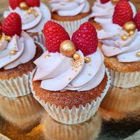 Framboos Lemon Curd Cupcakes (12ST)