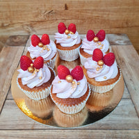 Framboos Lemon Curd Cupcakes (12ST)